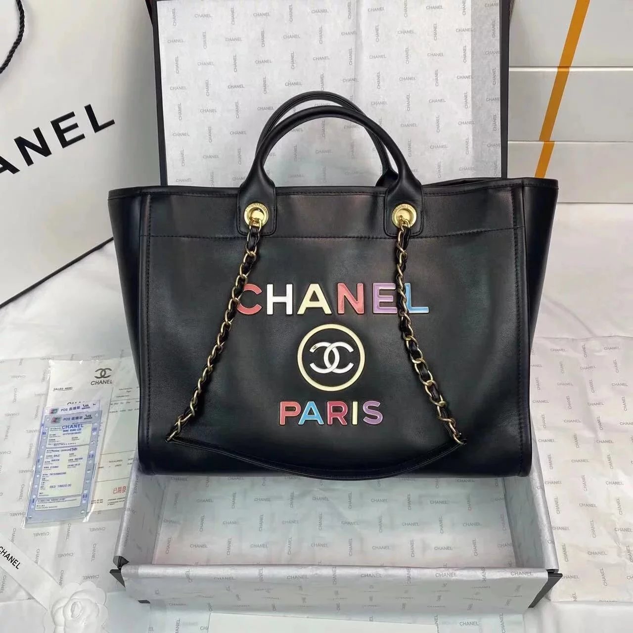 Chanel Women's Bag Top version 【High Version Original Leather】Small2022Spring and Summer New Enamel Color Buckle Calfskin Large Handbag Beach Bag Shopping Bag Mummy Bag Tote Bag Shoulder Bag Messenger Bag Small Women Bag A66941