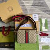 Gucci Women's Bag Top version 【**Version】2023New Ophidia Camera Bag Dual-Use Bag Handbag Messenger Bag Men's Camera Bag Women's Cross-Body Bag Camera Bag Ostrich Leather Shoulder Bag Men's Clutch Mobile Phone Bag Women's Handbag Men's Bag710861699439