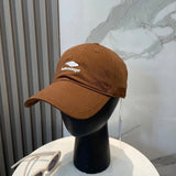 Balenciaga Hat Letter Embroidery log Baseball Cap Sunshade Sun Protection Duckbill Cap Slimming Face Curved Brim Versatile Large Head Circumference Sports Hat Unisex Couple Style