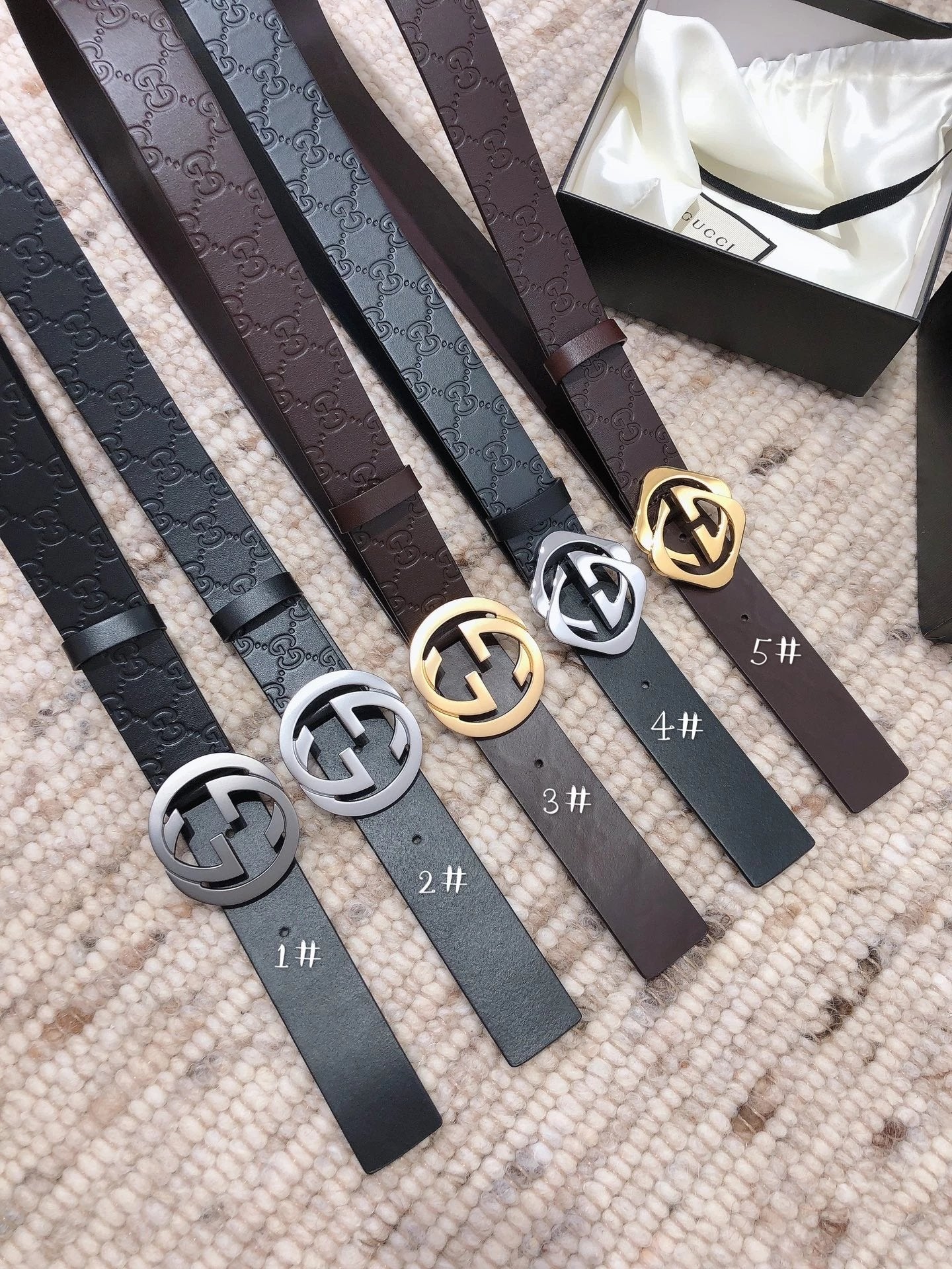 Gucci Belt Top version Luxury Brand Belt Original Order4.0Men's Leather Belt Pairs G Leather Belt Men's Belt Women's Fashion Casual Business Guqi Leather Belt Ancient Home g Home Belt Montblanc Prada