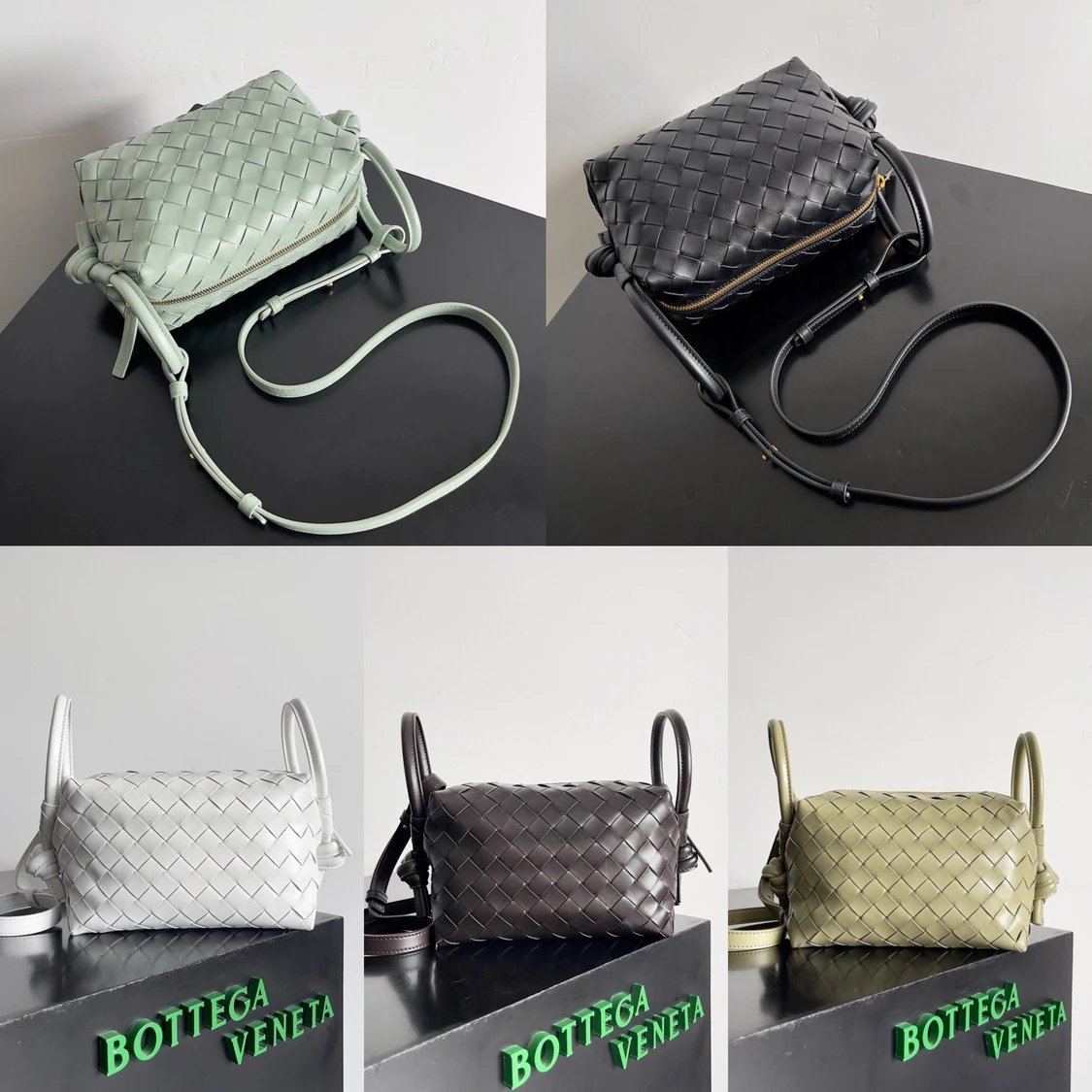 Bottega Veneta Women's Bag Top version 【Original Surrogate Shopping Grade】24New Classic Woven Handbag Folding One-Shoulder Crossbody Women's Bag Continuation Loop Small Size Handbag Camera Bag Portable Crossbody New Women's Bag/Cubic Bag Box Bag New Woven