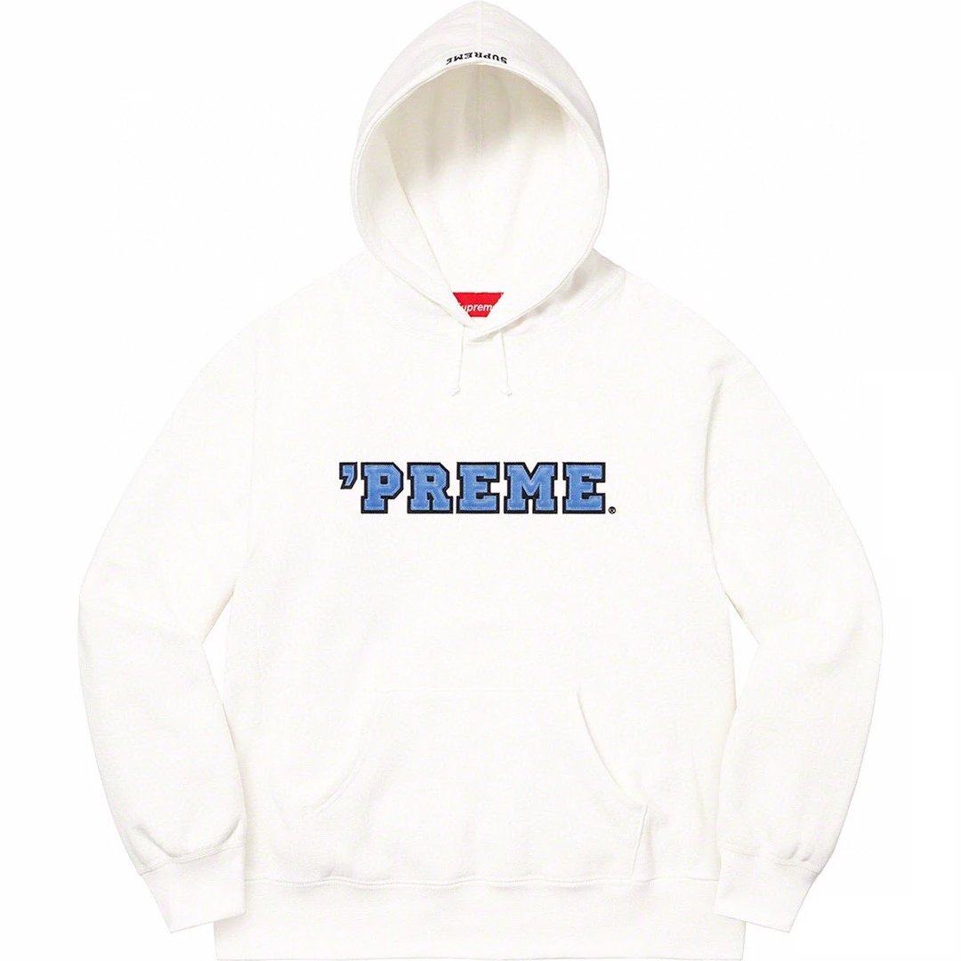 Supreme Hoodie Top Version Logo Embroidered Hoodie for Men and Women