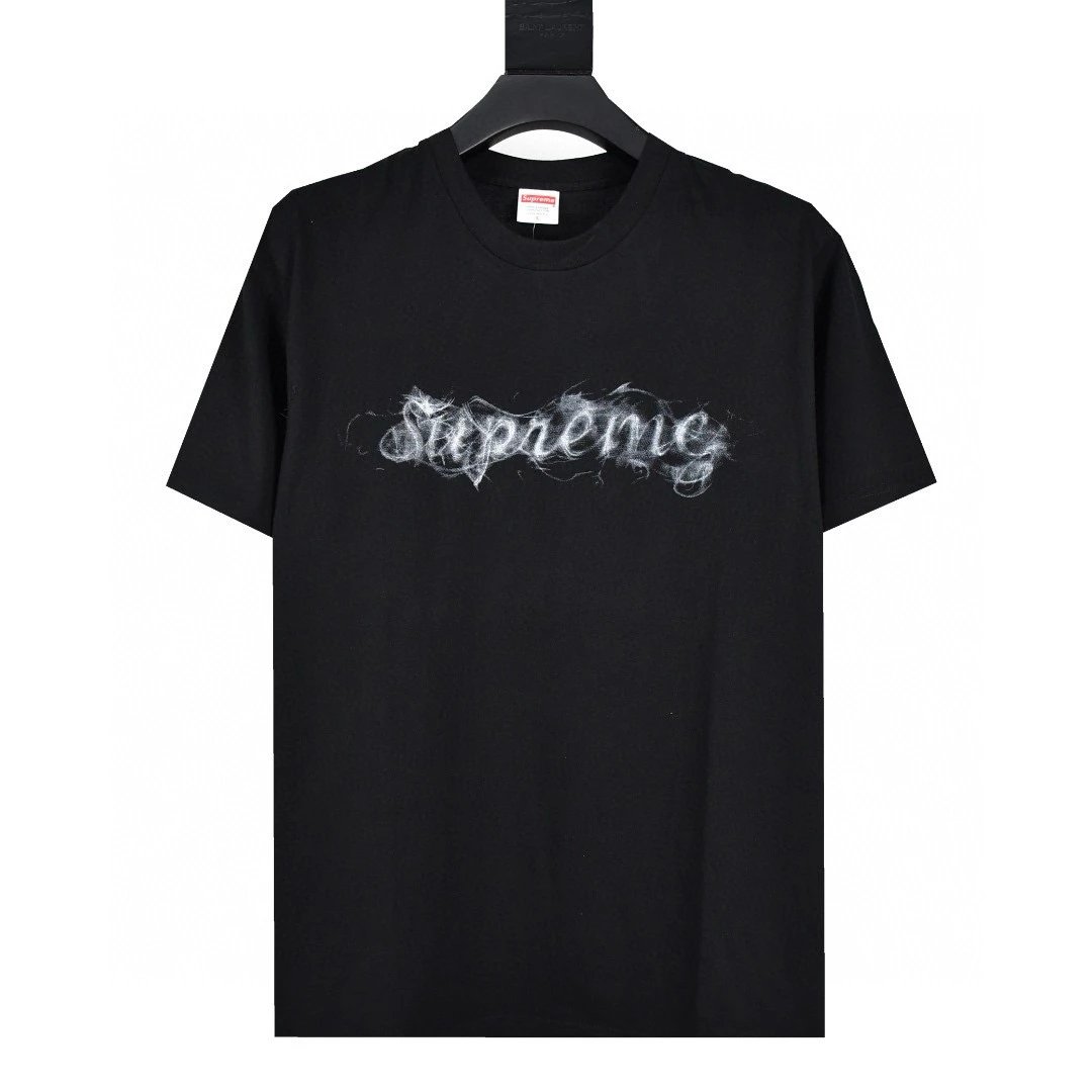 Supreme T-shirt Top Version Counter Same Style Pure Cotton Summer Men's and Women's Same Fashion Loose All-Matching2024New Short Sleeve T T-shirt