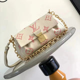 Louis Vuitton LV Women's Bag Top version Tote Original Leather Tote Bag New Milk White Strawberry Series Shopping Bag Tote Bag Pillow Bag Three-in-One Full Leather Shoulder Bag Messenger Bag Handbag Clutch Women's Bag