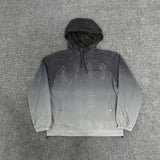 Trapstar jackets Gradient Black Gray Windbreaker Spring and Autumn Thin Hooded Long Sleeve Zipper Fashion Brand Jacket Couple Shell Jacket