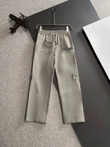 Balenciaga Sweatpants Front Letter Horizontal Stripes logo Straight-leg Sweatpants25ss Spring Summer New Unisex Versatile Plus Size Sports Casual Loose Fit Pants