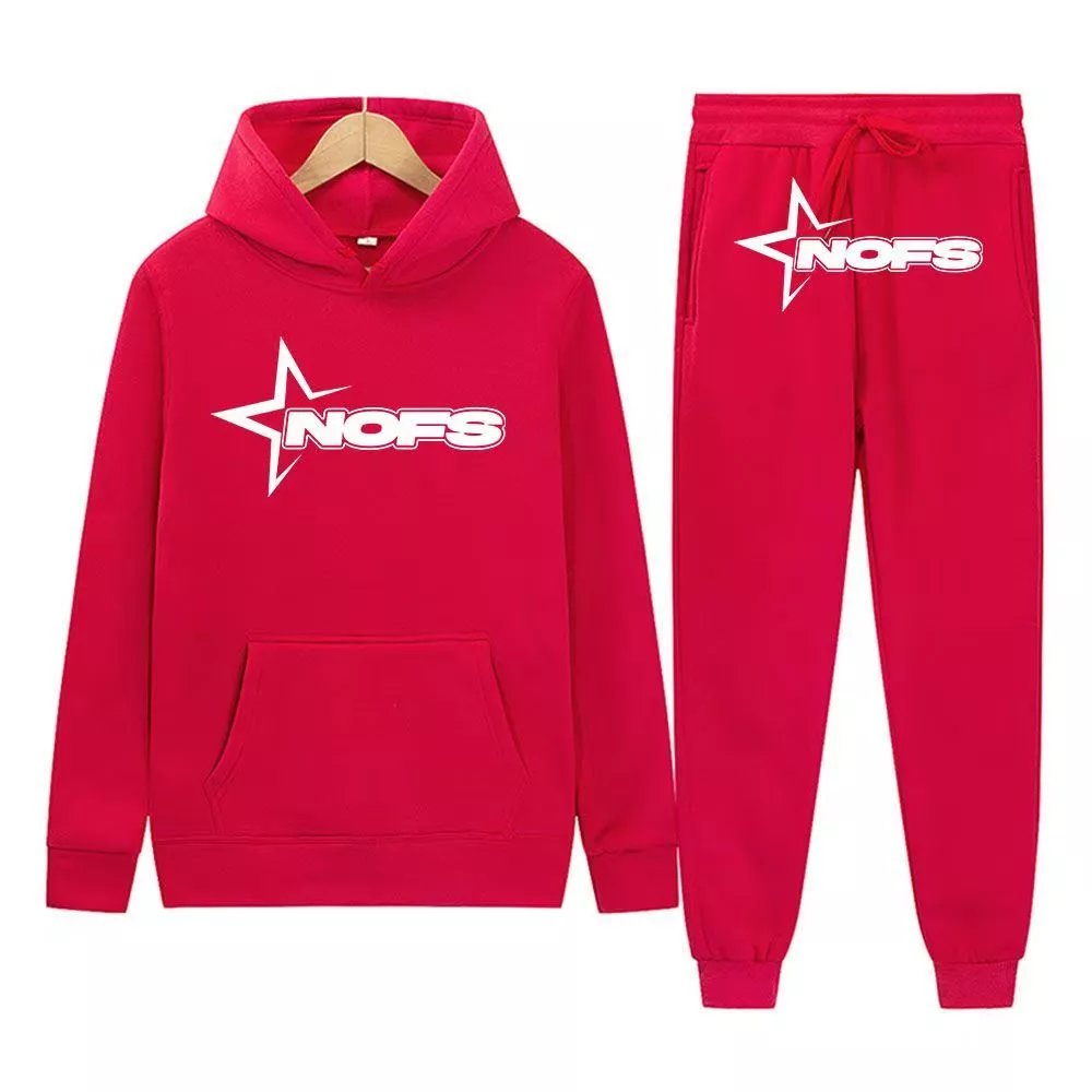 NOFS Hoodie Fashion Trend Hoodie Sweater Suit