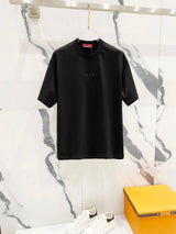 Gucci T-shirt Simple Natural Color Exquisite Small Logo Letter Embroidery on Chest logo round Neck Short Sleeve25ss New pure cotton T Unisex T-Shirt OS Loose Fit Base Shirt Top Half Sleeve T-Shirt