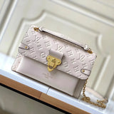 Louis Vuitton LV Women's Bag Top version 【Channel Goods】M44550M44553miniVavinbbM44151Small Size Chain Bag Special Channels Italy Imported Original Calfskin A Grade Pure Steel Thick Plated Hardware Super Beautiful Not Bad Street Single Shoulder Bag Messeng