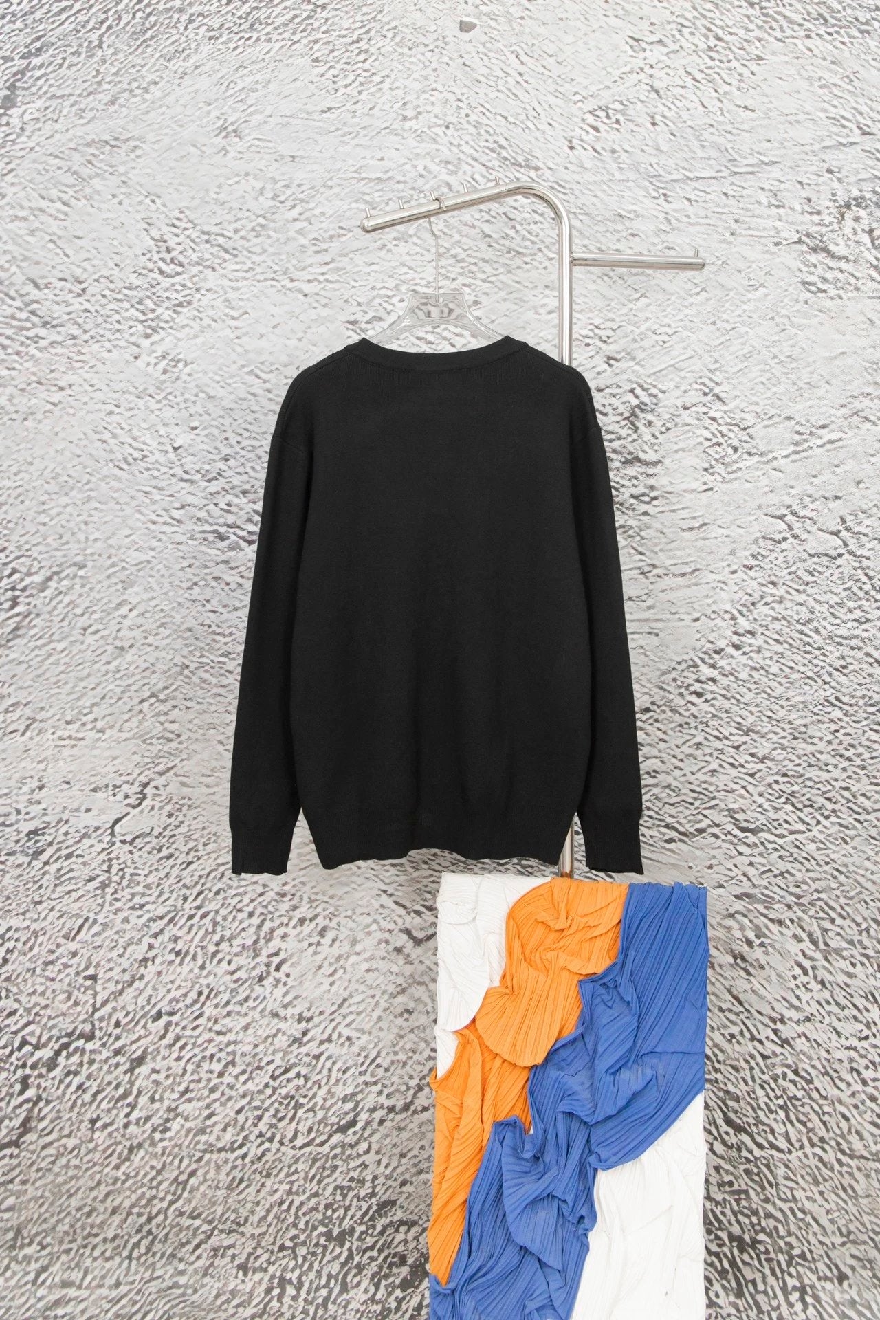 Gucci Sweater Black Complex Bitter Knitted Cardigan Men's and Women's Same Style Outerwear Top Soft Glutinous Lazy Sweater Coat Thickened Outer and Inner Wear Versatile Casual