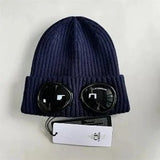 CP Company Hat New Rib CP Hat Glasses Autumn and Winter Knitted Hat Men and Women Outdoor Keep Warm Couple WINTER Eye Protection Warm