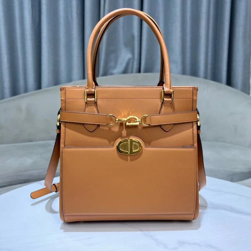 Dior Women's Bag Top version 【Overseas Edition】2024Spring and Summer New christian Handbag Original Leather One-Shoulder Crossbody Bag Handbag for Women