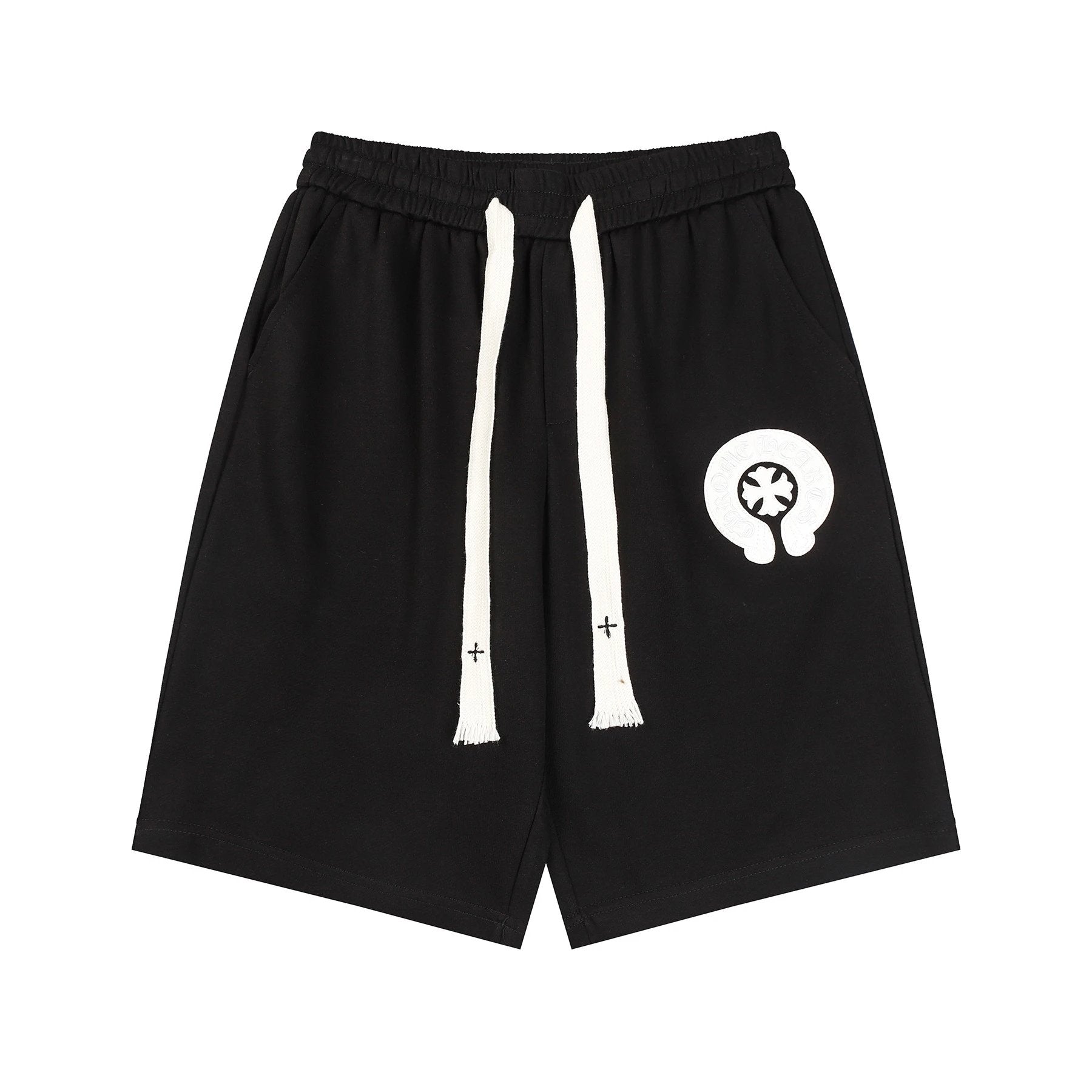 Chrome Hearts Shorts Embroidery logo Five-point Shorts25ss New Drawstring Casual5Two-Piece Casual Sweatpants Summer Pants Unisex Pure Cotton Sweatpants