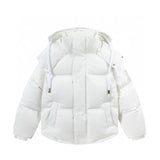 Ami Down jacket Top Version down Jacket Short Thickened Men's and Women's Loose Trendy Coat Winter White Duck down