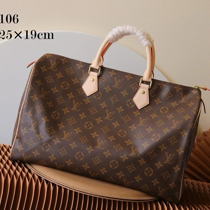Louis Vuitton LV Women's Bag 【Version】M41112Required S*PEEDY25Presbyopic Pillow Bag M41113speed30Handbag M41112Checkerboard N41367Shoulder Messenger Bag Handbag Shoulder Bag Messenger Bag Women's Bag N42373White Plaid M41106Large Size40