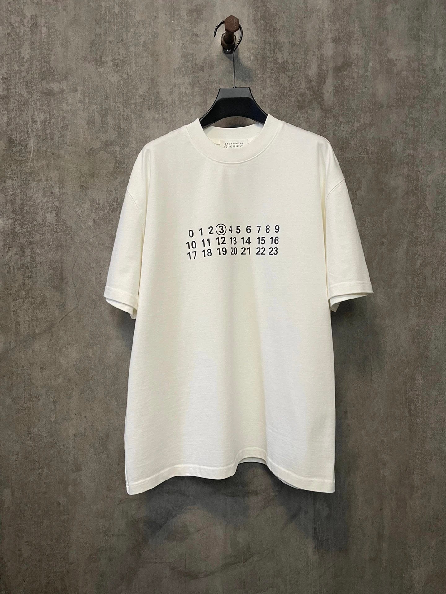 Maison Margiela T-shirt 25ss Spring and Summer Limited Edition Special Print logo Round Neck Short Sleeve Pure Cotton Unisex T T-shirt Base Shirt Tee Shirt OS Loose design