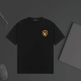 Louis Vuitton LV T-shirt Chest Letter Shield Print logo round Neck Short Sleeve25ss New Pure Cotton Unisex Style T Casual T-Shirt Base Layer Shirt OS Loose Fit Half Sleeve Top Plus Size