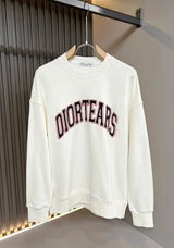 Dior Hoodie Classic Letters logo Printed crew neck sweatshirt420Gram Cotton Terry Pullover Leisure Loose All-Match Sports Coat os Unisex Inner Layer Design24ss Autumn and Winter New Products