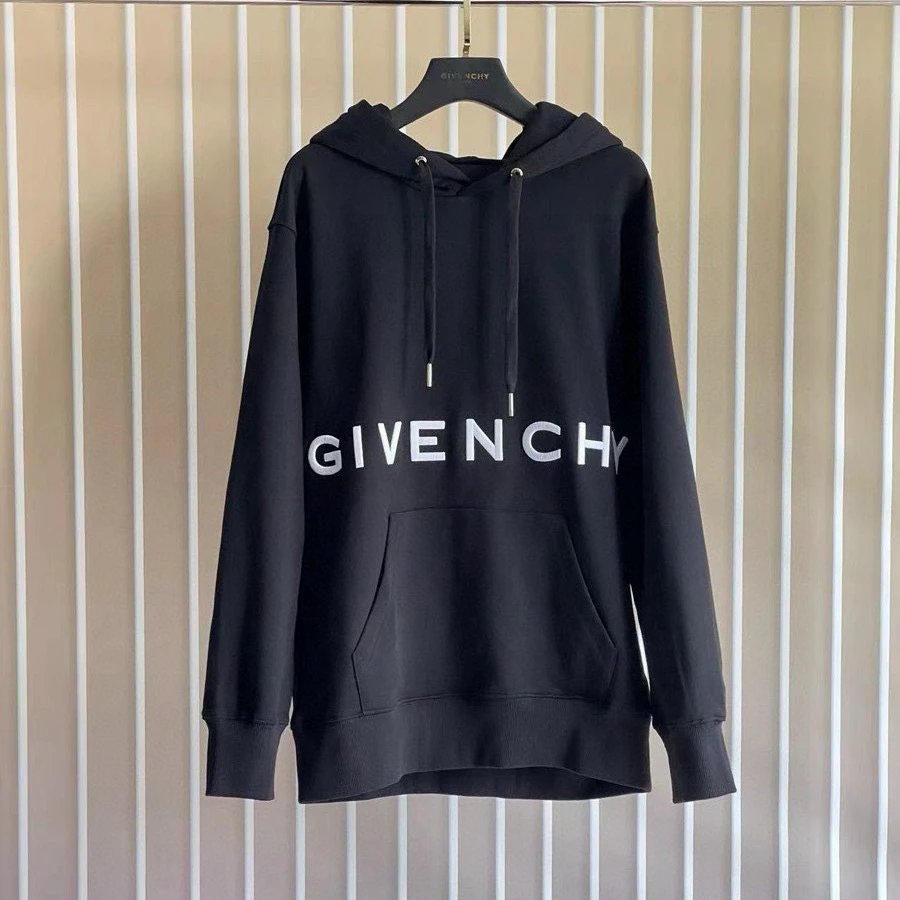 Givenchy Hoodie Top Version Counter Same Style round Neck Pullover Hooded Sweater Top Men and Women Same Style Autumn and Winter Leisure