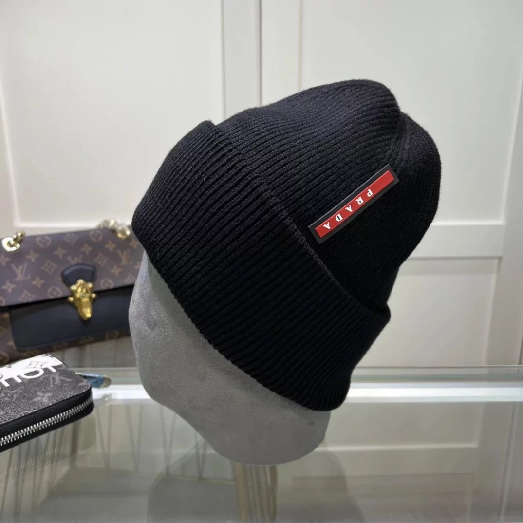 PRADA Hat Fashion Trend Woolen Cap