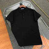 PRADA T-shirt Chest Letter Triangle Badge logo Embroidery POLO Shirt Lapel Short Sleeve25ss New Unisex Commuter Short Sleeve Summer Loose Fit T Business Shirt Plus Size T-Shirt
