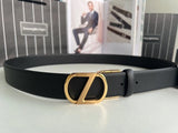 Zegna Belt Top version Original Imported Calf Leather Belt for Business Men Pant Belt3.5CM Belt Double-Sided Dual-Use Men's Needle Belt Suitable for Men's Business Double-Sided Cowhide Classic Belt Gift Box Packaging Ferragamo Montblanc Kuqi