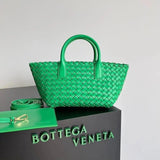 Bottega Veneta Women's Bag Top version 【Surrogate Shopping Edition】New Arrival MiniCabat Limited Mini Basket Tote Cabat Woven Bag Portable Shopping Basket Bag Woven Vegetable Basket New Woven Shopping Basket Bag Treasure Dish Jia Woven Oversized Shopping