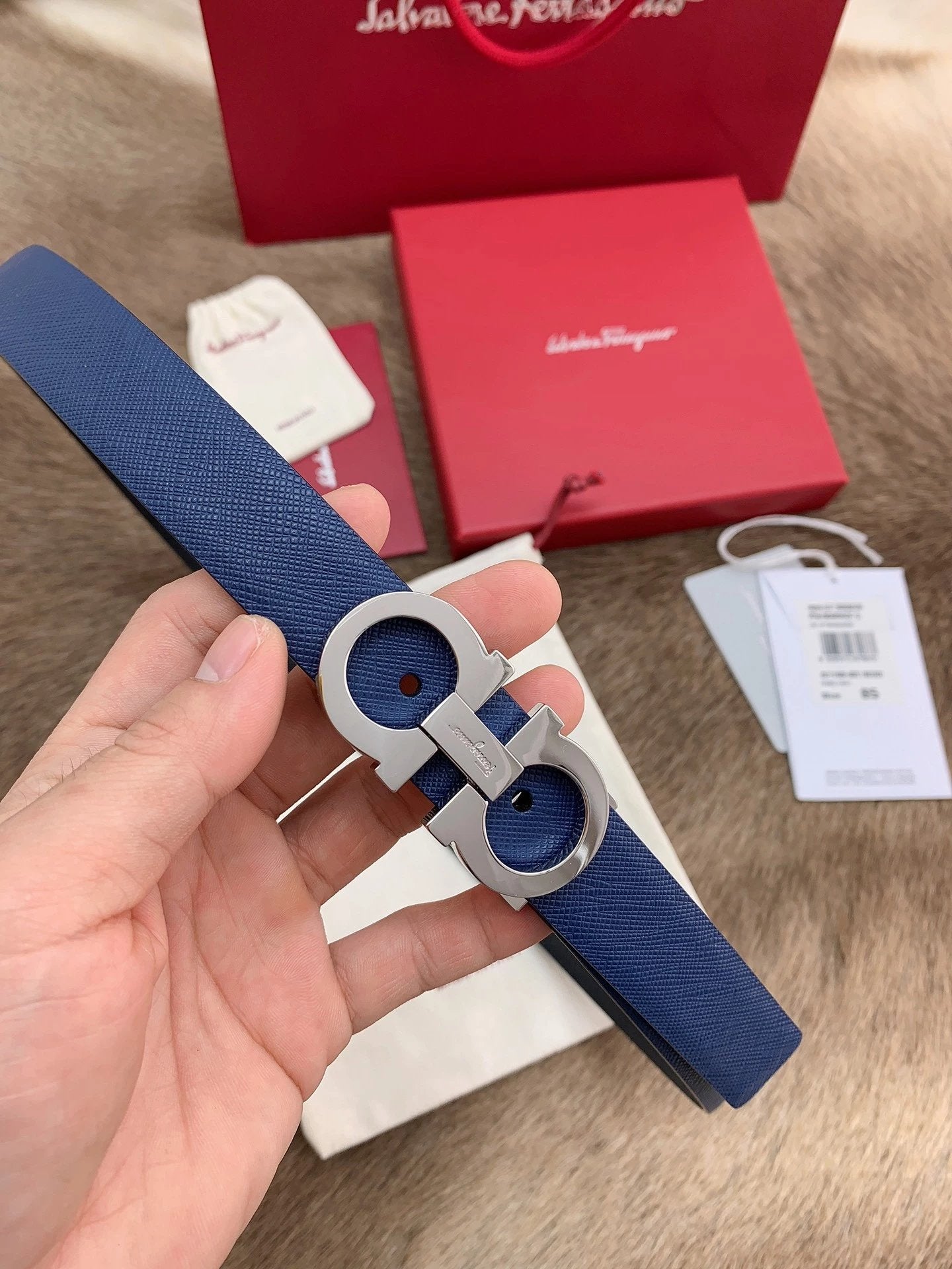 Ferragamo Belt Top version 【Full Package】Women's Belt Width2.5cm with Chip nfc Anti-Counterfeiting Quality Counter Full Set Packaging Italian Double-Sided Cowhide Matching Boutique Brass Buckle Length Can Be Cut by Yourself Counter Belt Fashion All-Match