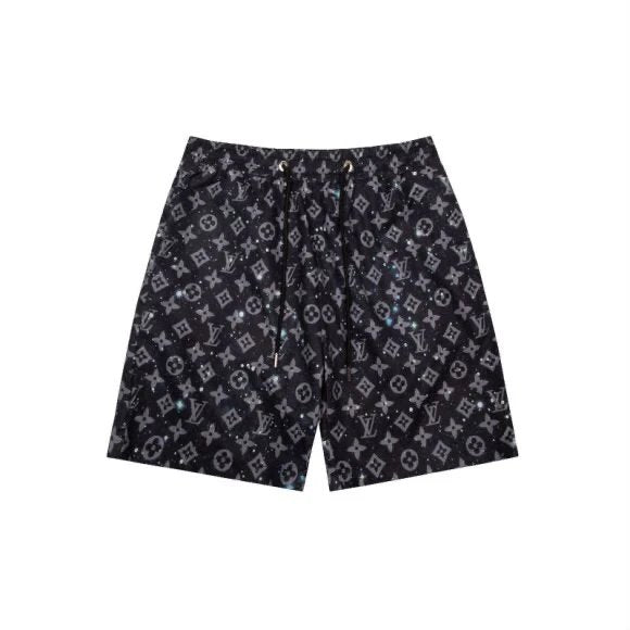 Louis Vuitton LV Shorts Full Print Highlight Beach Shorts Five-Point Shorts os Loose Quick-Dry Unisex Casual Trendy Brand Big Shorts25ss New Product5Pants