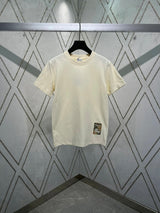 Burberry T-shirt Striped Logo Crew Neck Short Sleeve25ss New Pure Cotton Unisex Style T T-shirt OS Loose Fit Base Shirt Short Sleeve Top T-Shirt