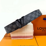 Louis Vuitton LV Belt Belt Men's Graffiti Casual All-Matching Men's Smart Guy Belt Trendy Brand Pant Belt Young Student Pants Belt