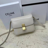 Celine women's bag Top version 【Original Surrogate Shopping Grade】Classic ClassicBox Package Square Bag Stewardess Bag TRIOMPHE Arc De Triomphe box Bag Flap Bag Shoulder Bag Messenger Bag New Women's Bag Teen18.5cm Small Size192532Medium24cm88007