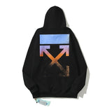 OFF-White Hoodie Cotton Terry Pullover Hoodie Loose Sweater-CY