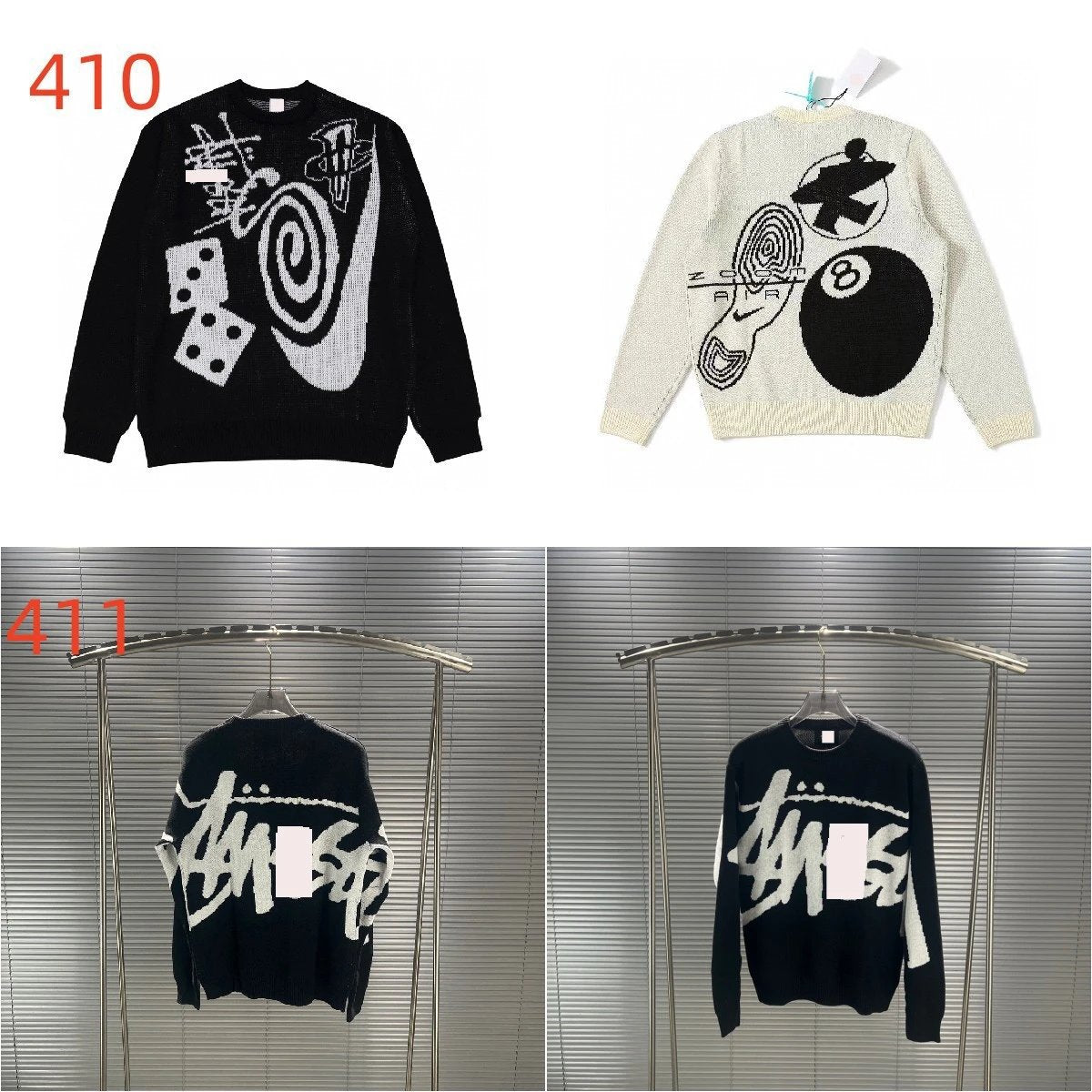 Stussy Sweater Mosquito-Repellent Incense Sweater