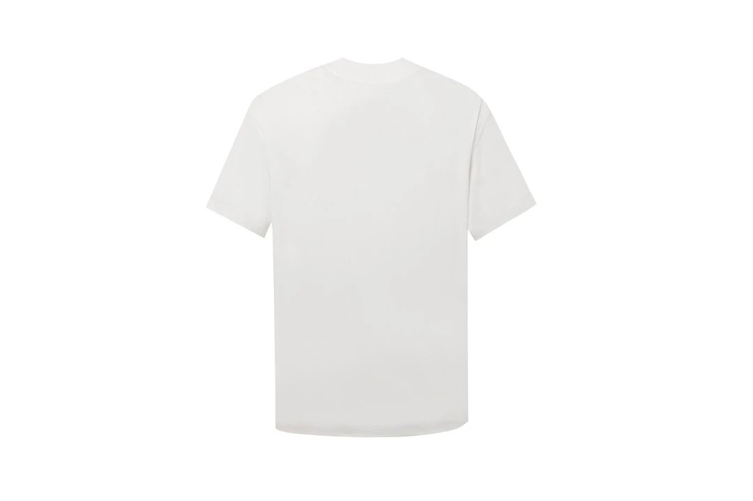 Gucci T-shirt Curved Letter Print Crew Neck Short Sleeve Pure Cotton T Unisex T-Shirt OS Loose Fit Base Shirt Summer New Casual Simple T-Shirt