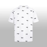 Gucci T-shirt Full-body Hand-painted Brand logo round Neck Short Sleeve25ss New Pure Cotton Unisex Style T Casual T-Shirt Base Layer Shirt OS Loose Fit Half Sleeve Top Plus Size