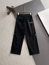 Balenciaga Sweatpants Front Letter Horizontal Stripes logo Straight-leg Sweatpants25ss Spring Summer New Unisex Versatile Plus Size Sports Casual Loose Fit Pants