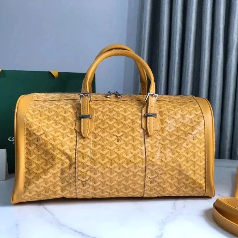 Goyard Bag Top version New Product Boeing Travel Bag Gym Bag Travel Business Trip Luggage Bag Travel Bag Large Capacity Bag Elegant Handbag Men's and Women's Bags50cm45cm Travel Bag Travel Bag Travel Bag