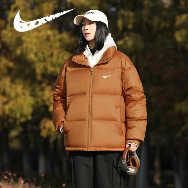 Nike Jackets 2024Winter down Jacket Sports Travel Mountaineering Warm Couple Coat Women