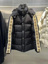 Gucci Down Jacket Autumn and Winter Casual Men's Jackets Fleece-lined Warm down Jacket Stand Collar Coat Men and Women Same Style