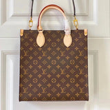 Louis Vuitton LV briefcase Top version **Original Classic Medieval Series Music Scores Bag tote Bag Tote Bag Shoulder Crossbody Handbag Briefcase with Shoulder Strap SACPIAT Handbag Men's and Women's Bags Universal Large M45858miniM45847