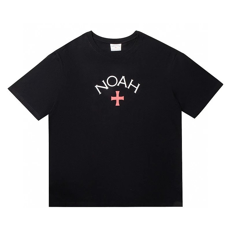 NOAH T-shirt Top Version First Generation Classic Cross Men and Women round Neck Casual Short Sleeve T T-shirt