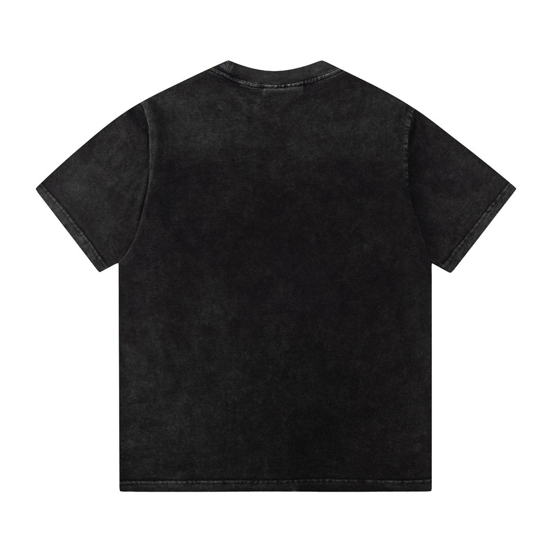 Balenciaga T-shirt Chest Letter Crown Wheat Ear Print logo round Neck Short Sleeve25ss New pure cotton T Unisex T-Shirt OS Drop Shoulder Loose Fit Base Shirt Top T-Shirt Short Sleeve