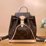 Louis Vuitton LV Backpack Top version 【Original Version】24New Monsuri Mini Backpack Backpack Small Size Backpack Women's Backpack Small Bookbag Backpack Luggage Bag Casual Women's Bag Presbyopic Backpack M11198M11199