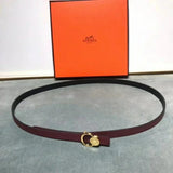 Hermes Belt Top version New Women's Leather Thin Belt Fashionable All-Match Belt
