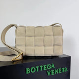 Bottega Veneta Women's Bag Top version 【Original Goods】Classic Woven Square Bag Cassette Pillow Bag Woven Square Bag Bubble Bag Cube Woven Bag Men's and Women's Handbags Same Style Crossbody Bag Shoulder Bag paddedminicassette6GRID Mini Small Pillow Bag