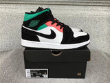 Air Jordan 1 Mid shoes New All-Match Trendy Men's Casual Sports Shoes