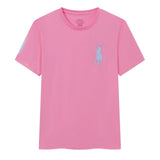Ralph Lauren T-shirt D77Summer New Cotton round Neck Short Sleeve Men T T-shirt Solid Color Casual Fashion Half Sleeve Bottoming Shirt-CY