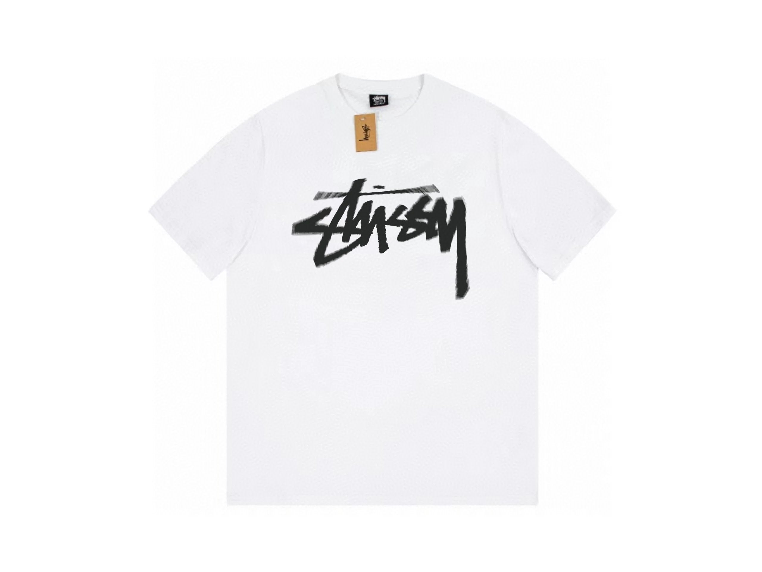 Stussy T-shirt Top Version Maychao2023Joint Fashion Brand Printing Loose Men's and Women's Same High Street Short Sleeve T T-shirt