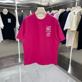 Dior T-shirt Chest Letter Print logo round Neck Short Sleeve25ss New Pure Cotton Unisex Style T T-shirt OS Loose Fit Base Shirt Half Sleeve T-Shirt Top Half Sleeve